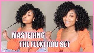 Mastering The Flexi Rod Set  Natural Hair Made Easy  OKae Kaela [upl. by Anola]