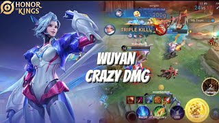 Honor of Kings Wuyan Crazy Damage Build Epic Rank [upl. by Ecaj]