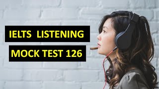 IELTS Listening Mock Test 126 ielts ieltslistening ieltspreparation ieltslisteningmocktest [upl. by Nitsir]