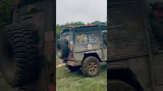 SteyrPuch Pinzgauer 6x6 pulls a Mercedes Toyota and Suzuki on the rope [upl. by Shayn]