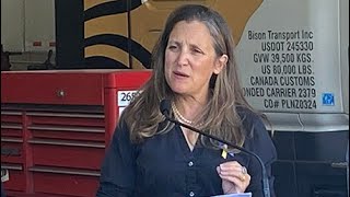 What happened was wrong Freeland on harassment she experienced in Alberta [upl. by Sielen148]