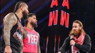 Sami Zayn confronting Jey Uso amp Jimmy Uso after Roman Reings angry Raw Smackdown [upl. by Jaal]