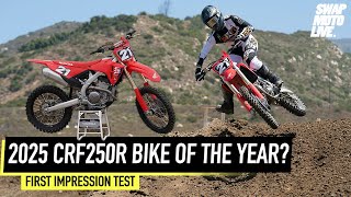 First Test of the NEW 2025 Honda CRF250R [upl. by Lavina]