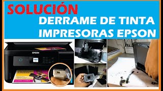 Derrame de Tinta Impresoras Epson Solución Tinta derramada sobre el escritorio [upl. by Nehpets293]