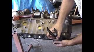 Part 8 of 20 Chevy BBC Hiperf Engine Rebuild 454 prepare and install pistons [upl. by Kegan322]