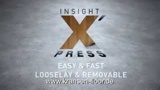 KransenFloor  Gerflor INSIGHT X Press  Selbstliegender Vinyl Designbelag [upl. by Stag]