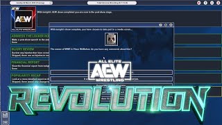 TEW Series  AEW Draft Episode 53 Revolution 2025 First episode in TEW IX [upl. by Elohc821]