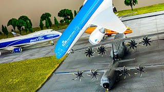 Massive Airport Crash caused by loose screw  plane crash stop motion animation short video [upl. by Lamaj]