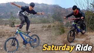 Solo saturday Ride in my cycle  Manjil Dhakal [upl. by Taddeo]