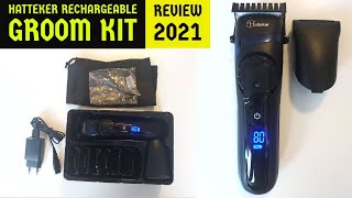 RFC692 Hatteker Rechargeable Groom Kit Review 2021  Hatteker Body Groomer Review 2021 [upl. by Neerual755]