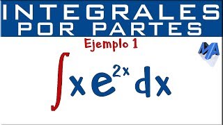 Integración por partes  Ejemplo 1 [upl. by Clair607]