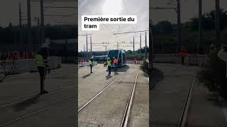 shorts Premiers essais du tram [upl. by Rehptsirhc]