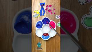 Mixing Colors Witth POPPYS PLAYTIME colormixingsound asmr [upl. by Higinbotham]