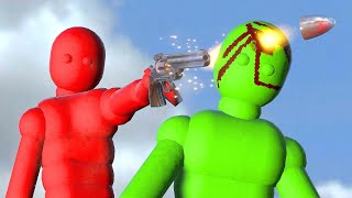 Dynamic NPCs Fight in Realistic Simulations with Active Ragdoll Physics [upl. by Huberman]