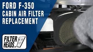 How to Replace Cabin Air Filter 2017 Ford F350 Super Duty  AQ1251 [upl. by Eiramait657]