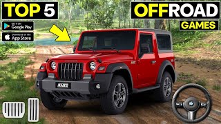 TOP 5 OFFROAD GAMES FOR ANDROID  BEST OFFROAD GAMES FOR ANDROID 2023  offroad games [upl. by Waldron]