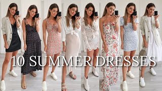 10 SUMMER DRESSES  NASTY GAL HAUL AD  MODEL MOUTH [upl. by Harmony19]