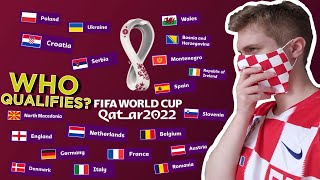 WHO GOES TO THE FIFA 2022 WORLD CUP  2022 FIFA World Cup European Qualifiers [upl. by Genny]