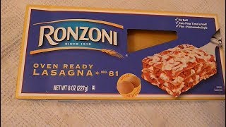 Ronzoni Oven Ready Lasagna Easy Lasagna Recipe [upl. by Notwal89]