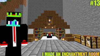 I Made An Enchantment Room In Vishu Kingdom 😎  13  Minecraft  Vishu Play [upl. by Anul]