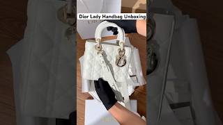 Lady Dior Handbag Unboxing Video luxurybag luxury bag dior diorbag ladydior handbags [upl. by Olbap]