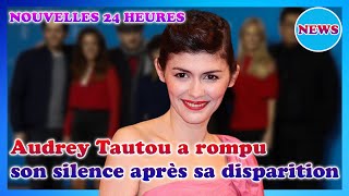 Audrey Tautou sort de son silence  elle révèle pourquoi elle a soudainement disparu des radars [upl. by Geilich317]