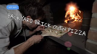 FIRING UP the BRICK OVEN  Cool Autumn Pizza Night [upl. by Bannerman860]