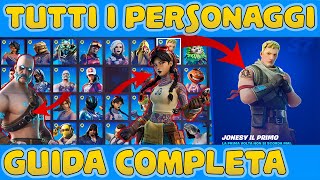 TUTTI I PERSONAGGI DI FORTNITE STAGIONE 6  GUIDA COMPLETA AI BOSS NPC E POSIZIONI NELLA MAPPA [upl. by Jdavie]