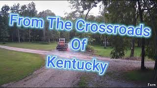 Skid Steer with 6way dozer blade cleaning up old barn site [upl. by Akemehs]