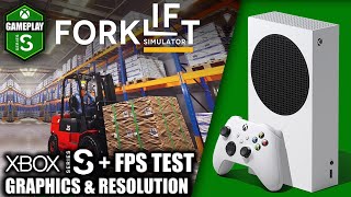 Forklift Simulator  Xbox Series S Gameplay  FPS Test [upl. by Nerat]