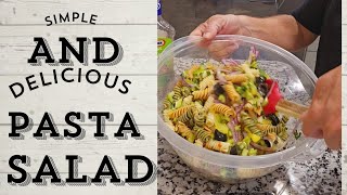 Budgetfriendly Pasta Salad Recipe That Tastes Amazing [upl. by Ytima]