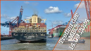 Treffen der MSCs im Hamburger Hafen  Live [upl. by Staley868]