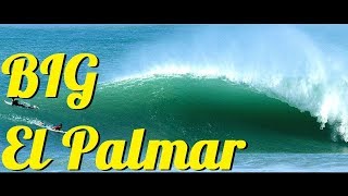 EPIC BIG Waves Surfing at the Beach of El Palmar Cadiz [upl. by Akcinehs]