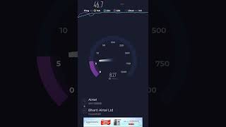 Airtel airfiber speed test 40mbps  at Home 🔥🔥🔥 [upl. by Attenol]