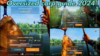 Fishing planet  Weeping willow oversized carp guide 2024 better than ever [upl. by Nylak379]