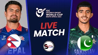 Nepal vs Pakistan U19 Cricket Live  Group Stage Match ICC U19 Mens Cricket WC 2024 [upl. by Notneuq]