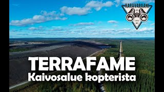 Terrafamen kaivosalue kopterista kuvattuna syksyllä 2024  Sotkamo Kainuu [upl. by Dlonyer]