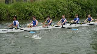 Peterhouse M3 Division 5 Wednesday Cambridge May Bumps 2024 slow motion [upl. by Zealand]