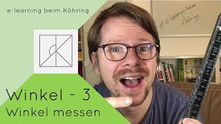 Winkel  Messen  Geometrie einfach erklärt  Schulmathe [upl. by Anoyk]