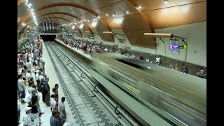 Supermodern Sofia Bulgaria Metro System Fantastic Subway Ride [upl. by Euphemie]