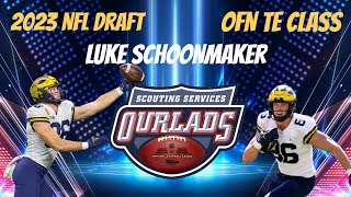 NFL Draft TE Class – Luke Schoonmaker – Breaking down the 2023 NFL Draft tight end class [upl. by Shani930]