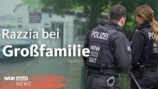 Razzia bei Großfamilie nach Schlägerei in CastropRauxel  WDR aktuell [upl. by Aliuqaj]