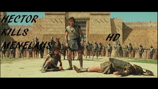 Troy 2004  Hector kills Menelaus HD [upl. by Lawtun]