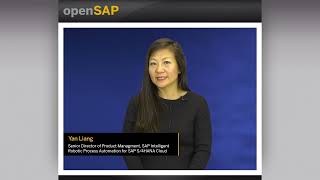 Business Process Automation in SAP S4HANA with SAP Intelligent RPA  Course SAP Learning Course [upl. by Rosenquist238]