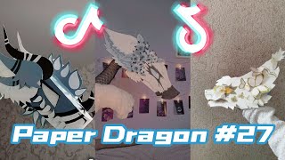 Dragon Puppet Crafts  Paper Dragon TikTok Compilation 27 [upl. by Kaule]