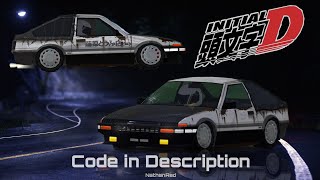 Abandoned Initial D AE86 Custom Livery CODE FR Legends [upl. by Cherish]