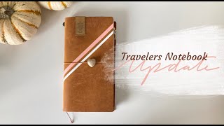 Moving back into my Travelers Notebook Standard [upl. by Ahseined]