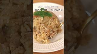 RESEP MASAKAN CUMA PAKE RICE COOKER Chicken garlic butter rice [upl. by Apur]