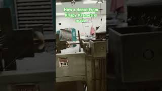 How a glazed Krispy Kremes donut is made krispykremedoughnuts OriginalGlazed [upl. by Aznola]