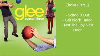 Glee  Choke songs compilation Part 1  Season 3 [upl. by Hellah]